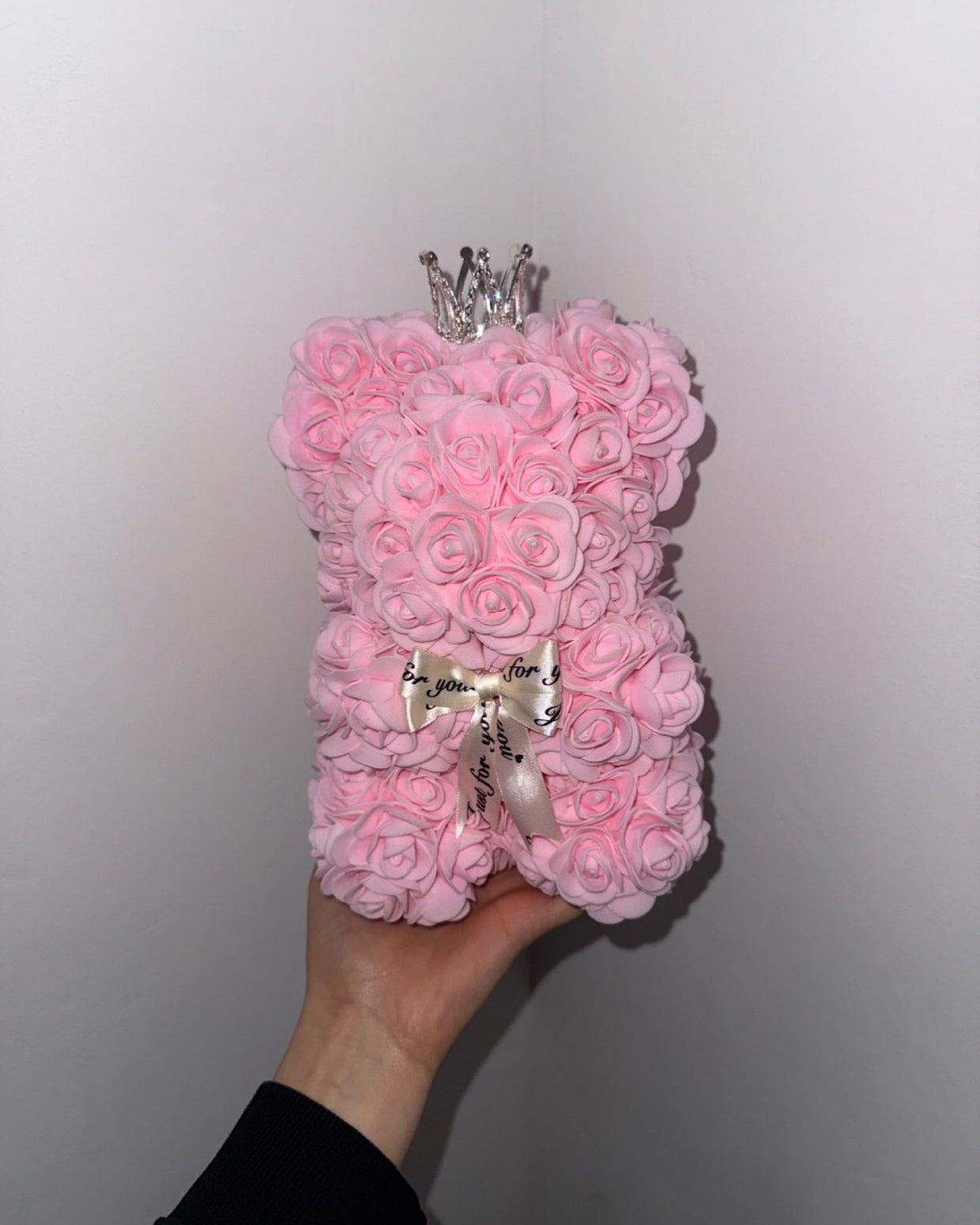 Ourson en roses